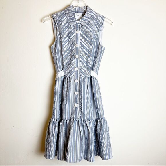 Anthropologie Prose & Poetry Striped Mini Dress, Size Small - Picture 3 of 16
